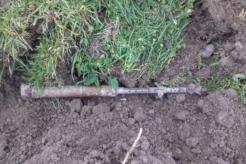 Tərtərdə PQ-7 raketinin mühərrik hissəsi aşkarlanıb