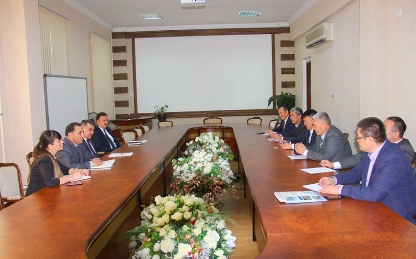 Kənd təsərrüfatı nazirinin müavini Qırğızıstandan olan nümayəndə heyəti ilə görüşüb