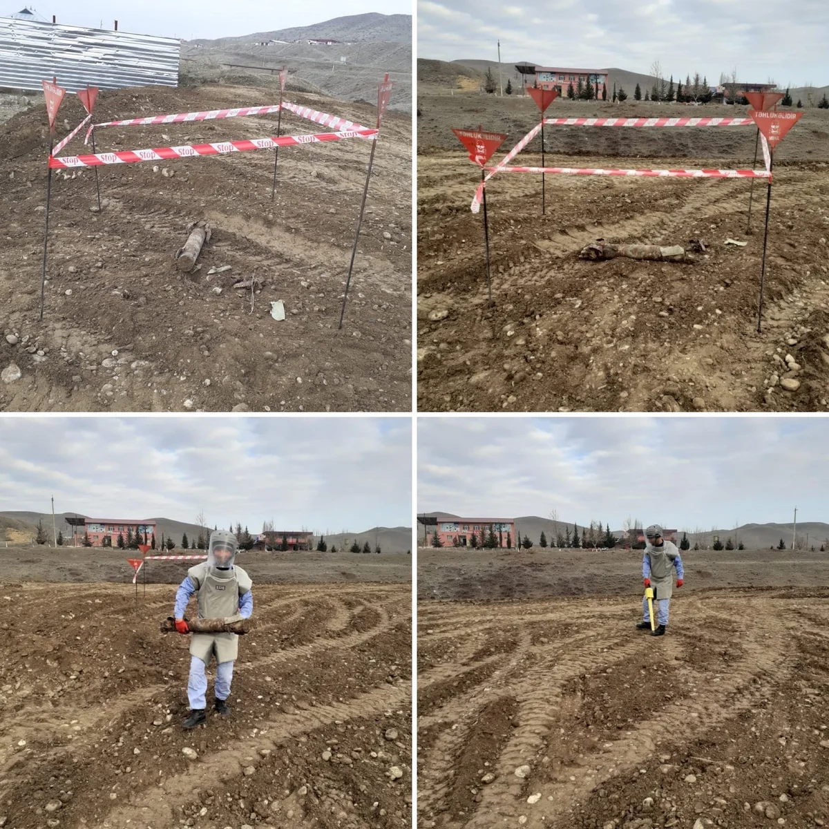 Füzulidə raket motoru aşkarlanıb