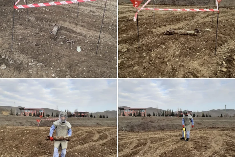 Füzulidə raket motoru aşkarlanıb