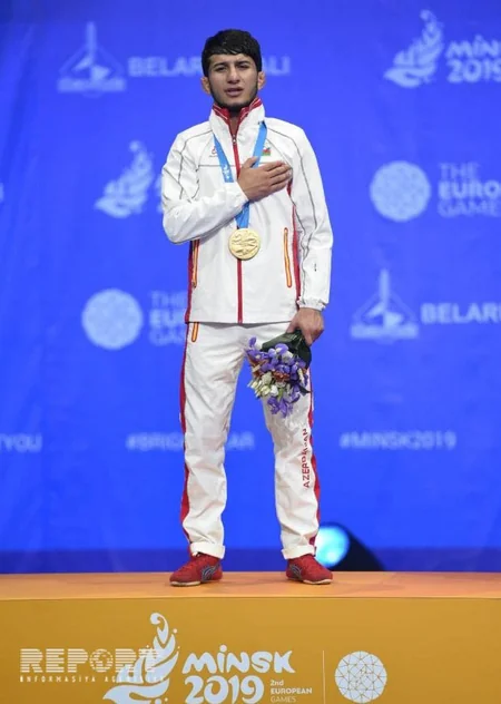 Minsk 2019: Mahir Amiraslanov claims Azerbaijans first wrestling gold