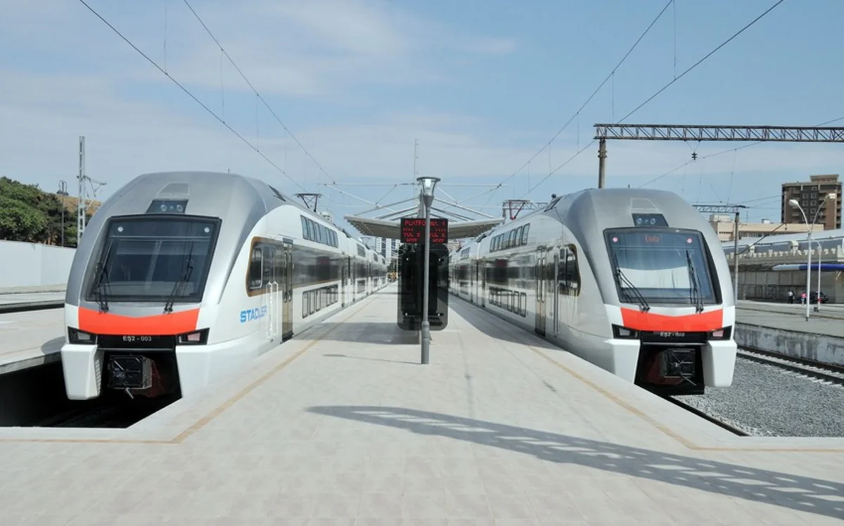 Bakı-Sumqayıt elektrik qatarları ilə sərnişin daşınması 5% azalıb