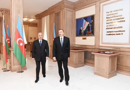Sumqayıtda Bayraq Muzeyinin açılışı olub