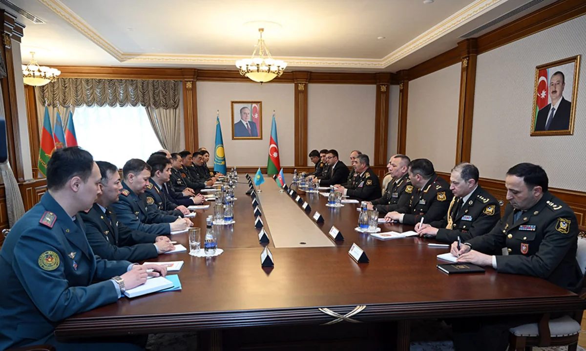 Azerbaijan and Kazakhstan sign document on cooperation in military field