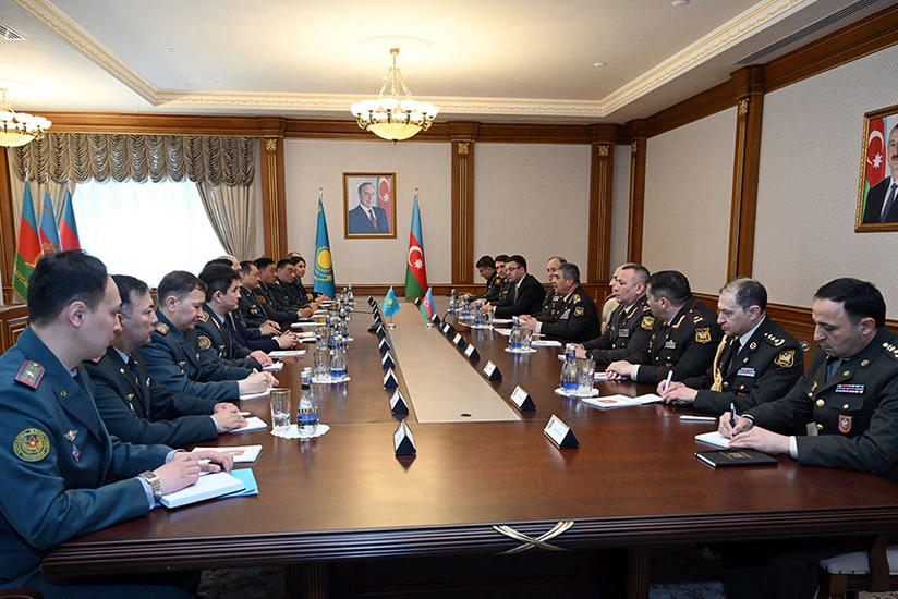Azerbaijan and Kazakhstan sign document on cooperation in military field
