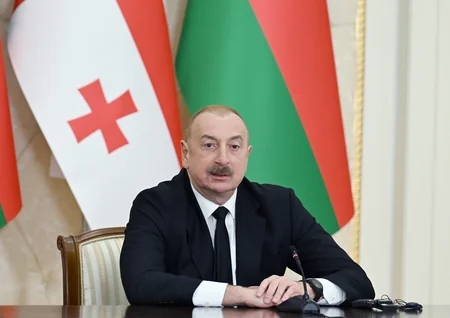 İlham Əliyev və İrakli Kobaхidze mətbuata bəyanatlarla çıxış ediblər - YENİLƏNİB-2