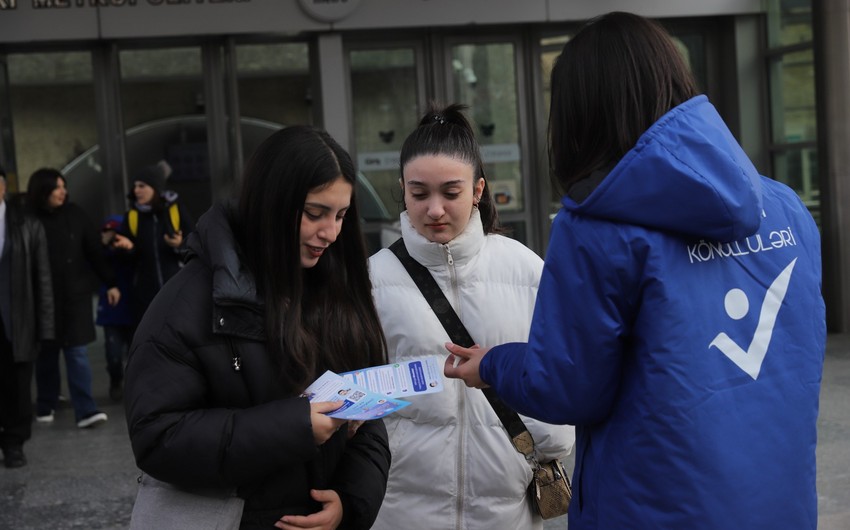 Seçki könüllüləri gənc seçiciləri məlumatlandırmağa başlayıb