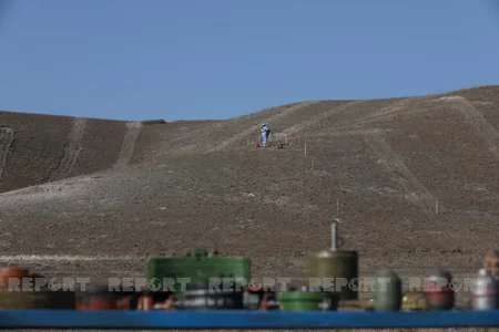 Horadiz-Ağbənd avtomobil yolunda aşkarlanan minalar zərərsizləşdirilib