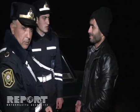 Astarada yol polisinin keçirdiyi reyd zamanı 50-ə qədər avtomobil saxlanılıb - FOTO