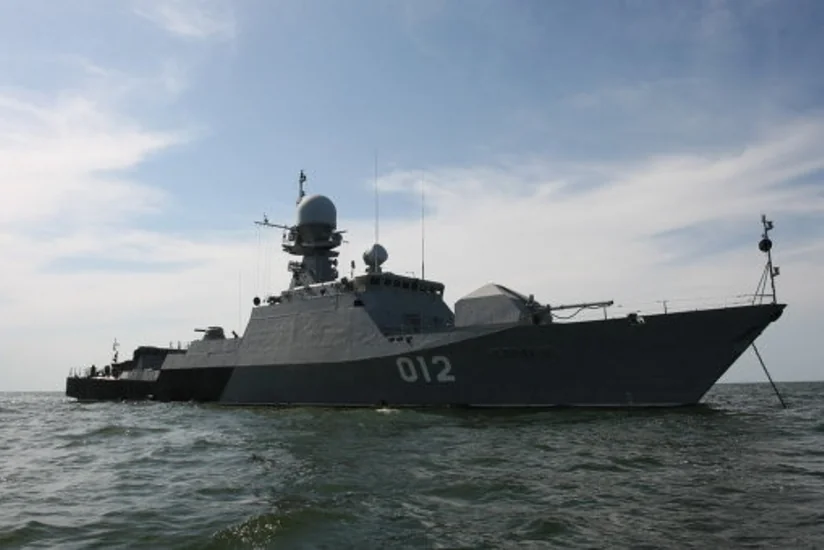 В Каспийском море начались военные учения