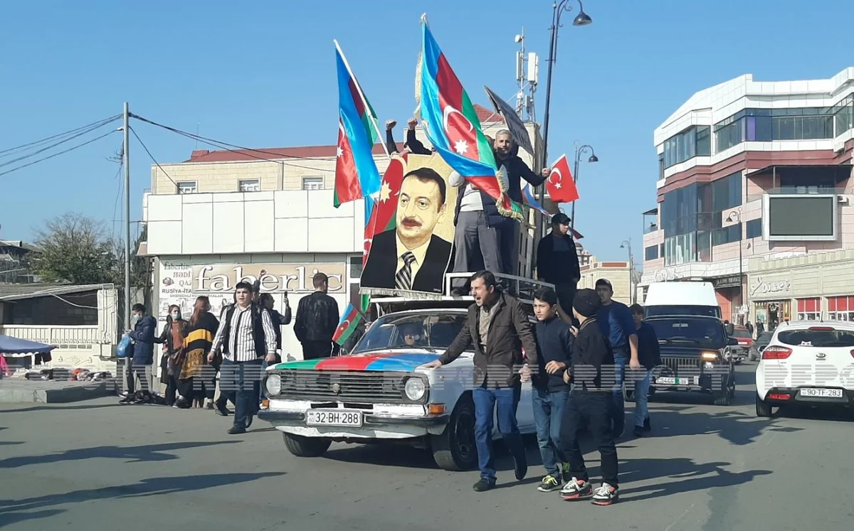 Gəncədə qələbə əhval-ruhiyyəsi