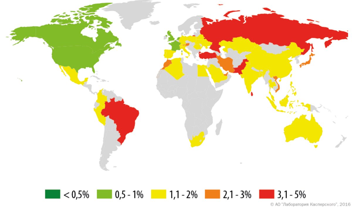 Azərbaycanda ötən il hər üç internet istifadəçisindən biri kibertəhlükə ilə üzləşib