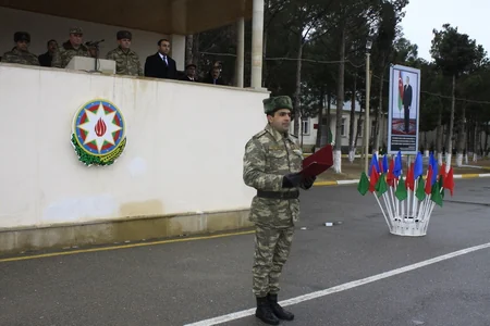 Müdafiə Nazirliyinin hərbi hissə və birləşmələrində gənc əsgərlərin andiçmə mərasimi keçirilib - FOTO - VİDEO