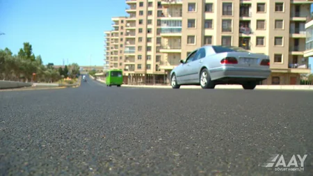Aşağı Güzdək avtomobil yolu yenidən qurulub