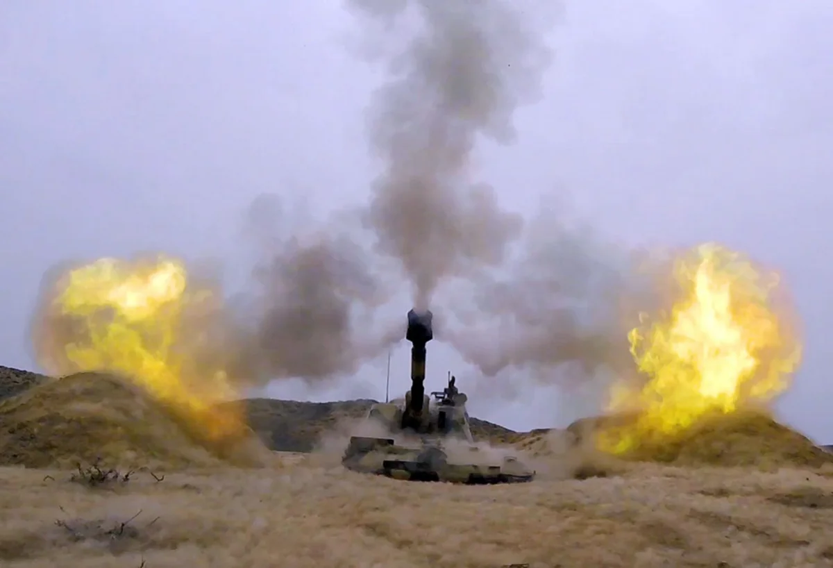 Azerbaijan's rocket and artillery units conduct live-fire tactical exercises