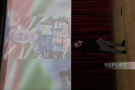 Neftçalada şəhid zabitin xatirəsinə həsr olunan kitab və film təqdim edilib