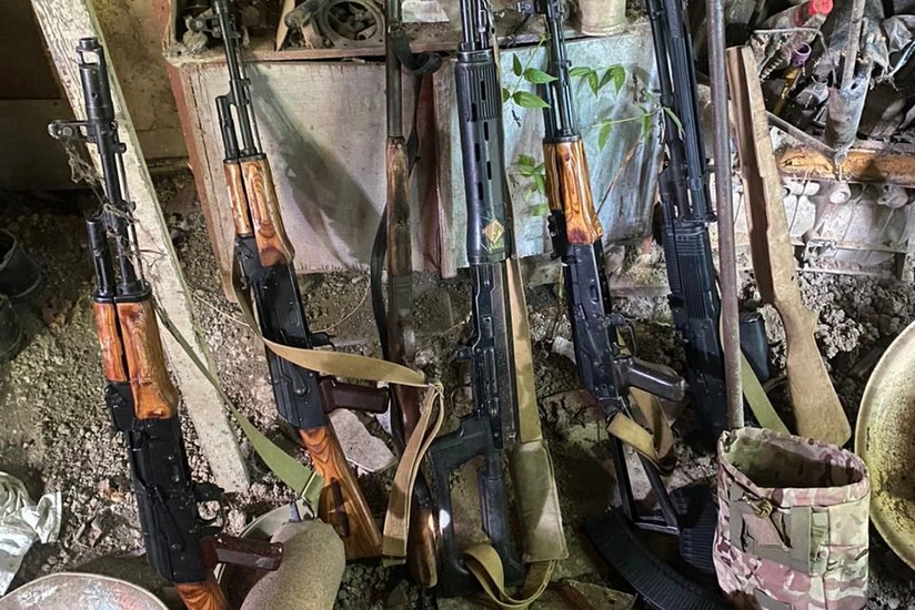 Azad olunan ərazilərdən xeyli silah-sursat aşkarlanıb