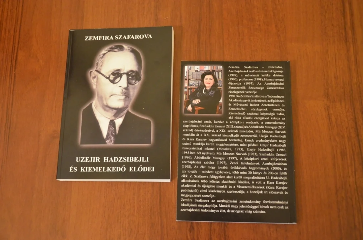 Budapeştdə Üzeyir Hacıbəyli ilə bağlı macar dilində kitab təqdim olunub