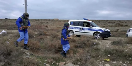 Sumqayıtda 2 ədəd top mərmisi tapılıb