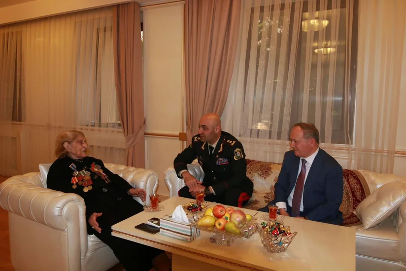 9 may - Faşizm üzərində Qələbə günü ilə bağlı veteranlar ziyarət olunub