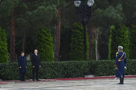 ​Official welcoming ceremony of Ahmet Davutoglu held