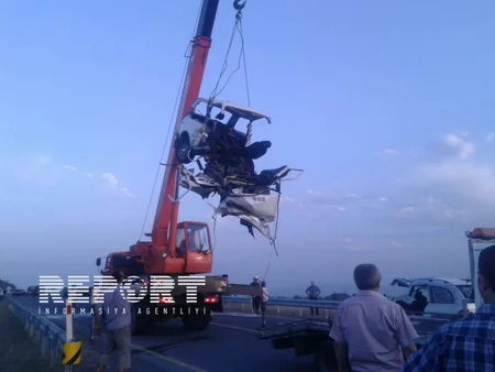 Qaxda ağır yol-nəqliyyat hadisəsi: 5 ölü - YENİLƏNİB