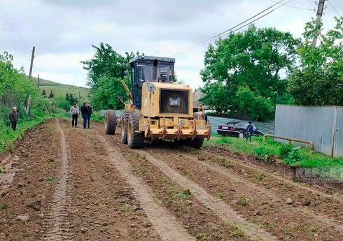 Cəlilabadın 3 kəndinin yoluna asfalt örtüyü çəkilir 