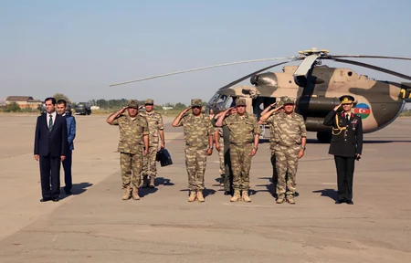 Azerbaijani Defence Minister attends TurAz Qartalı-2017 exercises opening ceremony