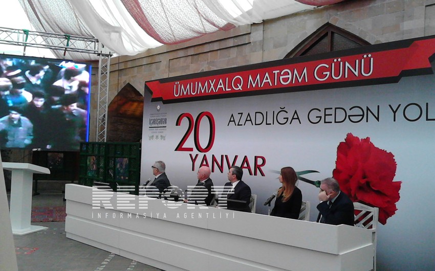 İçərişəhər Dövlət Memarlıq Qoruğunda 20 Yanvar şəhidləri anılıb