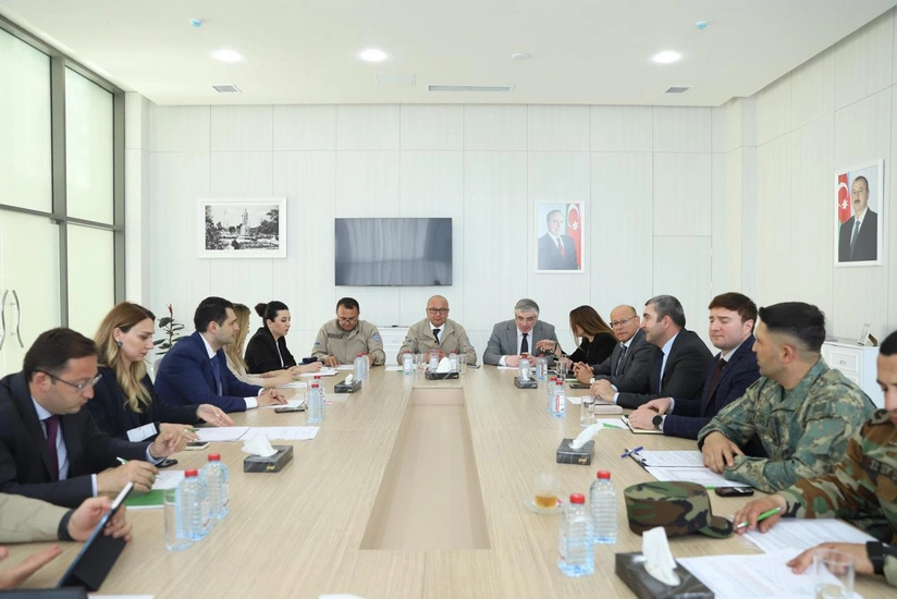 Working group on clearing mines and unexploded ordnance meets in Aghdam