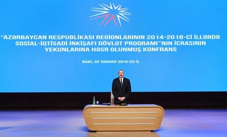 President attends conference on State Program on socio-economic development of regions