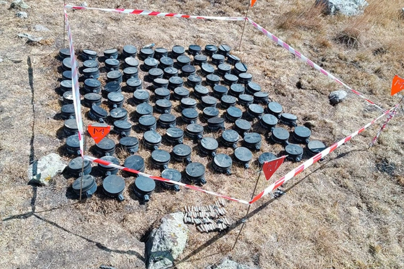 MoD: Next mines buried in Lachin during Armenian provocation neutralized
