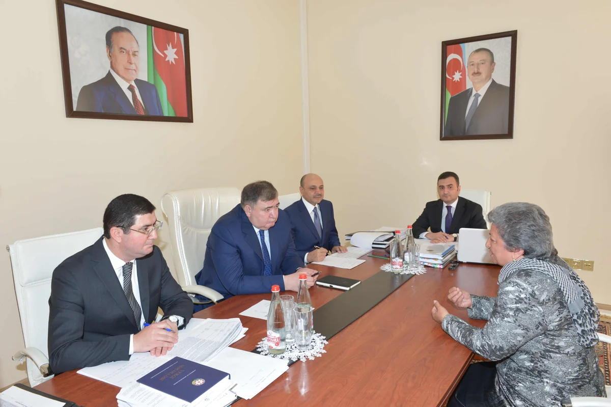 Vergilər naziri Saatlıda vətəndaşları qəbul edib