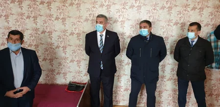 Gürcüstanda Qarabağ şəhidinin ailəsi ziyarət olunub