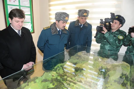 Azərbaycanın ən yüksək zirvəsində yeni sərhəd zastavasının açılışı olub - FOTO