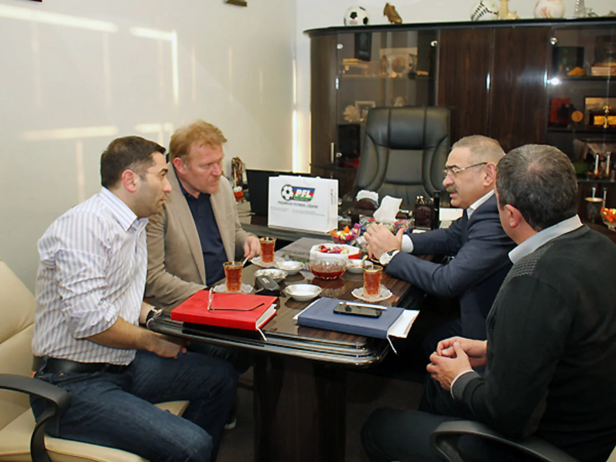 Robert Prosineçki PFL prezidenti Ramin Musayevlə görüşüb