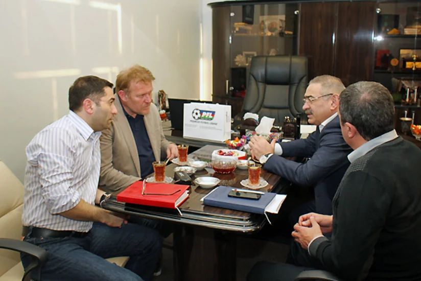 Robert Prosineçki PFL prezidenti Ramin Musayevlə görüşüb