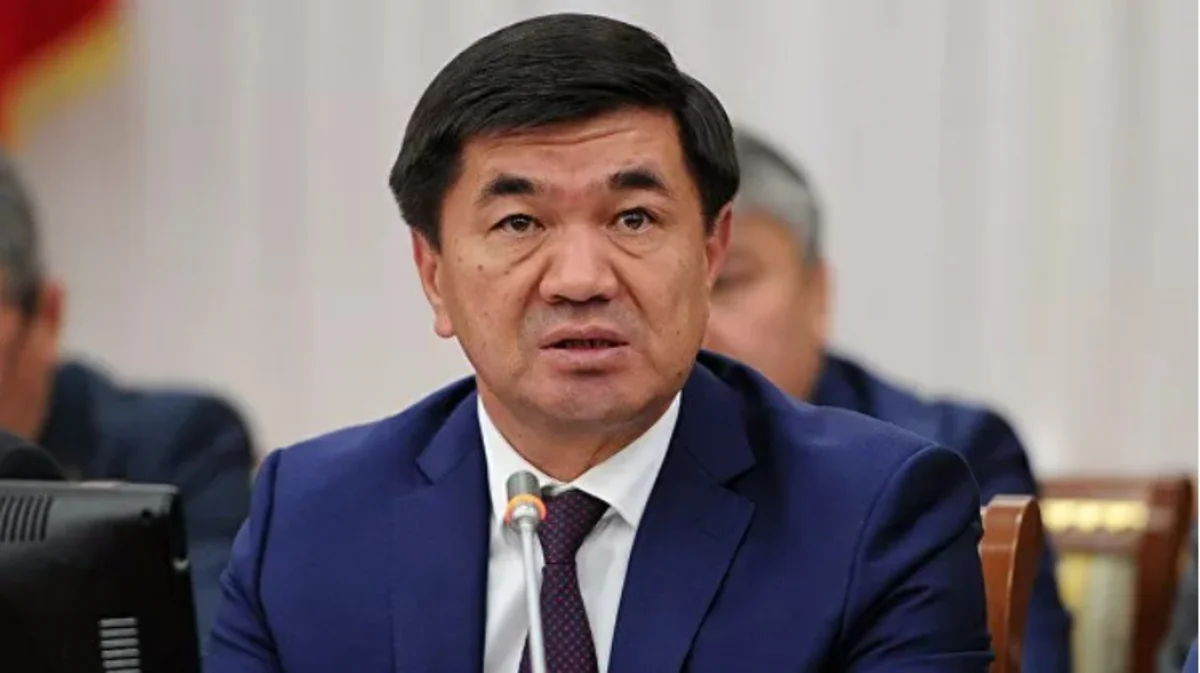 Qırğızıstanın baş naziri istefa verdi