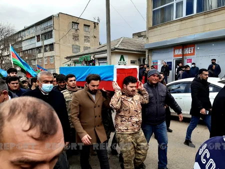 Vətən müharibəsi şəhidi dəfn edildi - YENİLƏNİB