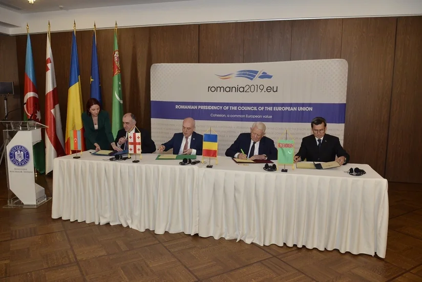 Azərbaycan, Gürcüstan, Rumıniya və Türkmənistan XİN başçılarının Buxarest görüşünün bəyannaməsi açıqlanıb