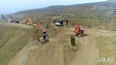 Talış-Tapqaraqoyunlu-Qaşaltı sanatoriyasına gedən avtomobil yolunun inşası davam etdirilir