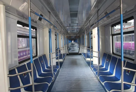 20 yeni metro vaqonu “Nərimanov” elektrik deposuna gətirilib - FOTO