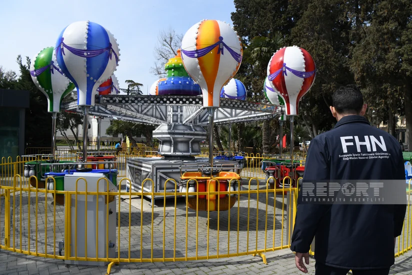 Bakıda və rayonlarda yerləşən attraksionlarda monitorinqlər aparılıb
