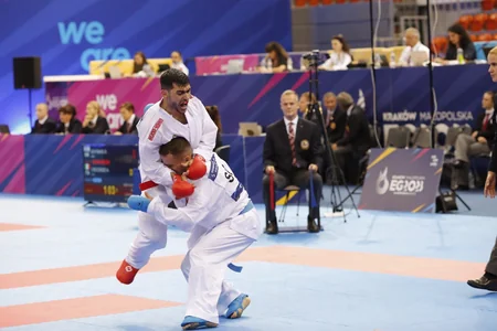 Avropa Oyunları: Azərbaycanın 3 karateçisi mübarizəni dayandırıb, biri medalı təmin edib
