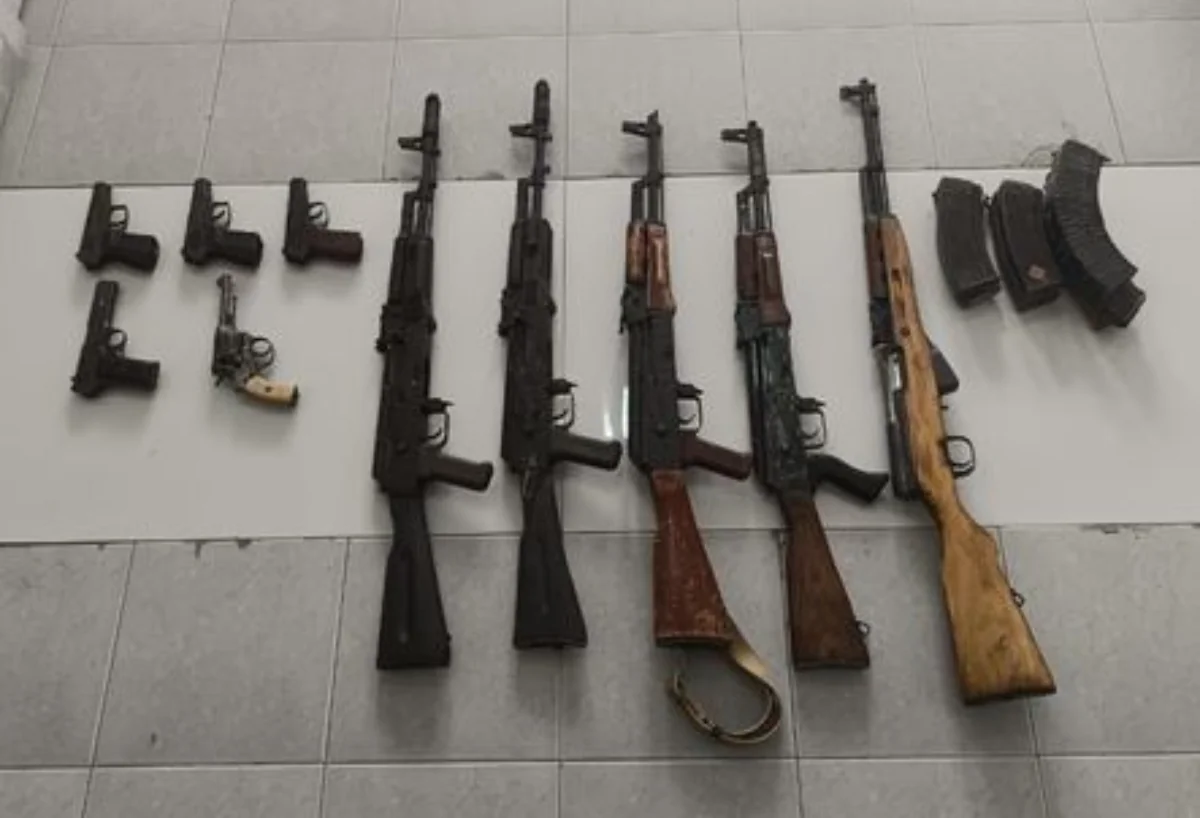 Xankəndidə  silah və sursatlar aşkarlanıb