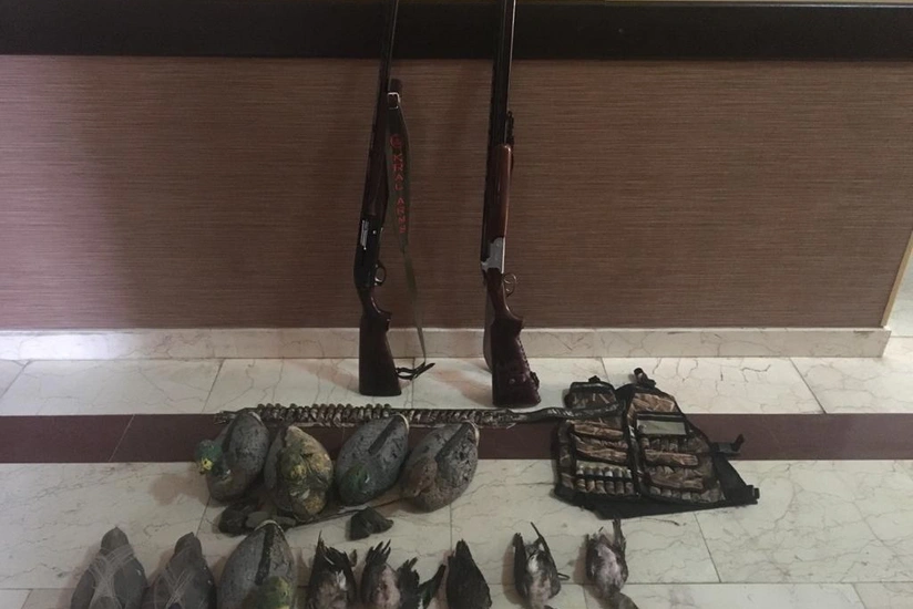 Hacıqabulda qanunsuz ov edən şəxslər saxlanıldı