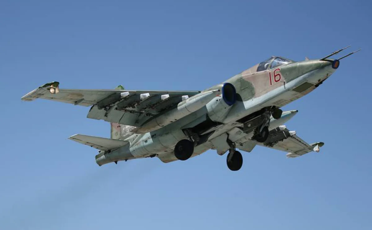Russian air defense downs two Ukrainian Su-25 attack aircraft