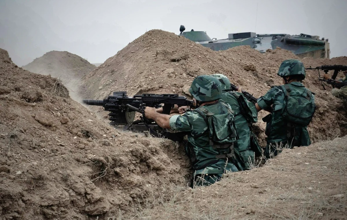 Armenians fired Azerbaijani Army positions using grenade launchers