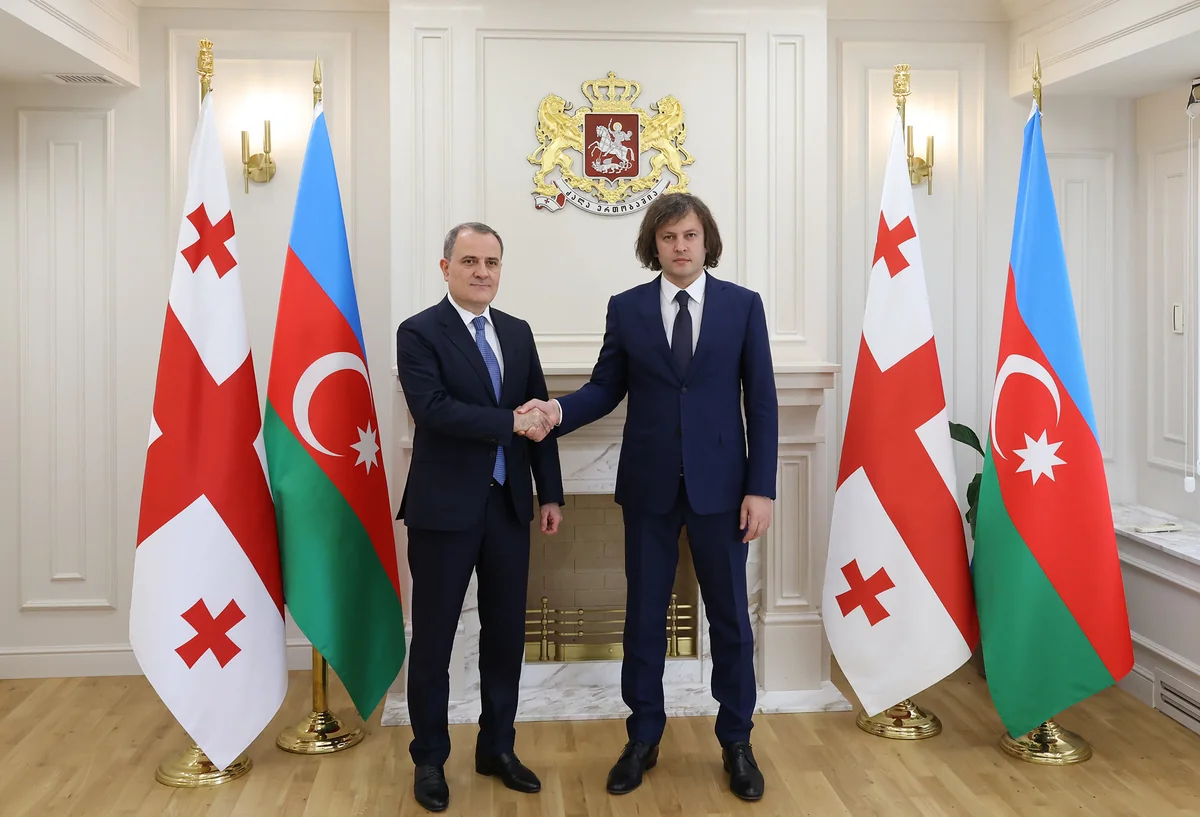 Azerbaijani FM meets with Georgian PM