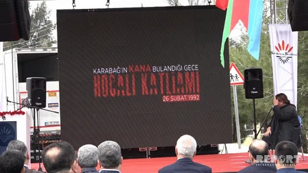 İzmirdə Xocalı faciəsinin qurbanları yad edilib - FOTO